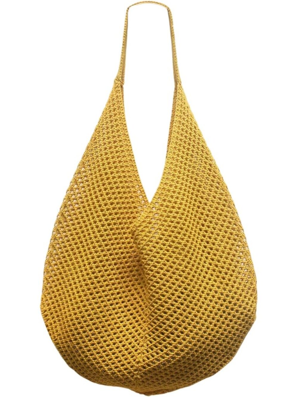 Women's Crochet Tote Bag Summer Woven Large Shoulder Handbag Hippie Knit Bags